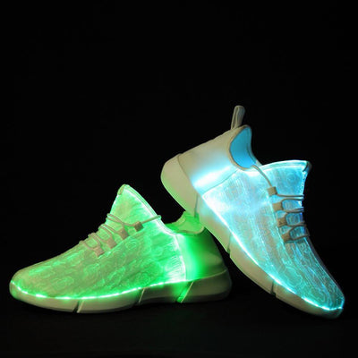 Flash Wear Fibre Optic Trainers Led