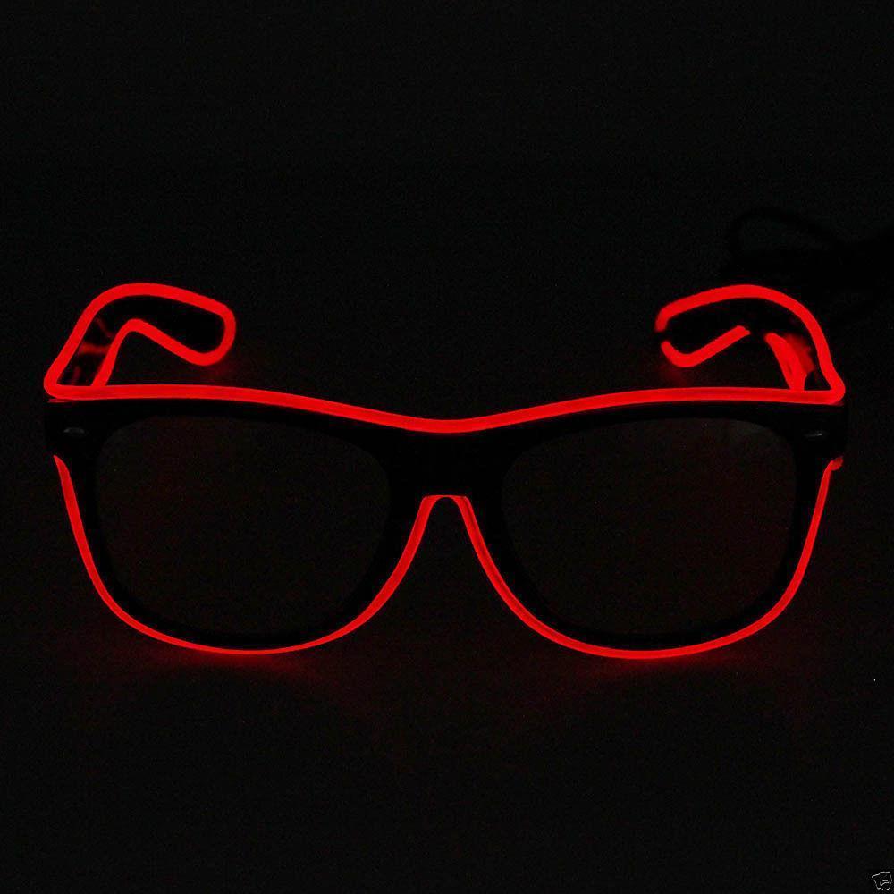 Light up LED Glasses - Red