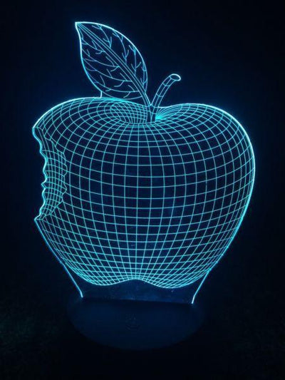 Apple 3D illusion lamp