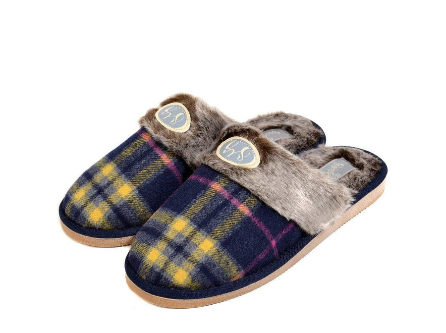 Ladies Tartan Slippers